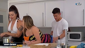 Best Friend Of My Girlfriend Came Over And We Had Sex And Then We Knew That There Is A Hot Threesome.