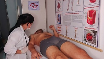 The Dick Accidentally Stood Up In Front Of The Nurse.